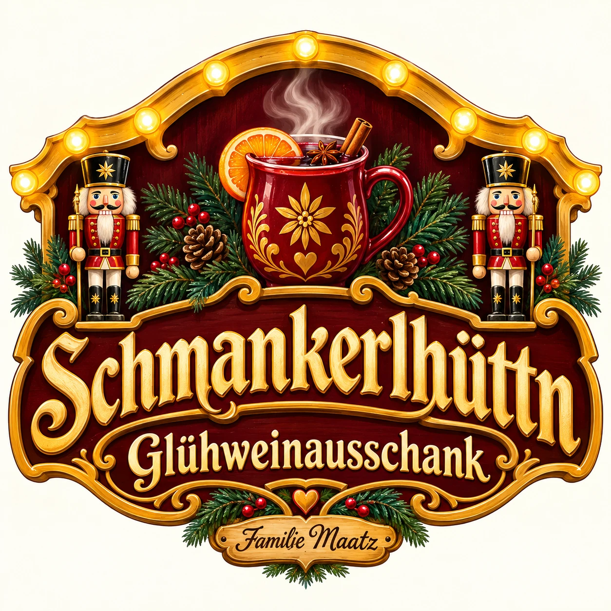 Logo Ein warmer Treffpunkt. Unsere Glühweinhüttn.